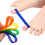 Silicone Resistance Bands - 4 Pack for Bunion Correction & Toe Stretching 4