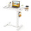 Adjustable Overbed Table with Hidden Wheels & Cup Holder 2