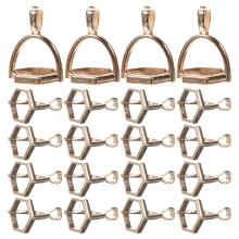 50St Gouden DIY Hexagon Hangers Voor Armband En Oorbellen