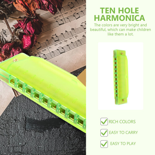 1Draagbare ABS Mondharmonica Voor Kinderen Beginners 2