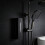 Useful Wall Mounted Shampoo Dispenser 400ml For Bathroom-Black 9
