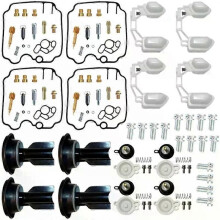 (A) Anwendbar für YAMAHA FZR1000 EXUP 1989-1995 FZR 1000 Motorrad-Vergaser-Reparatursatz Kraftstoffsystem