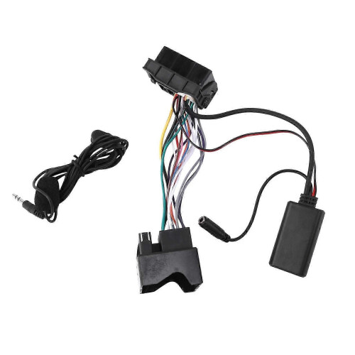 Gilt für Autoradio Bluetooth Musik AUX Kabel Freisprechadapter Kabelbaum-Kit für E60 E63 E90 E91 2