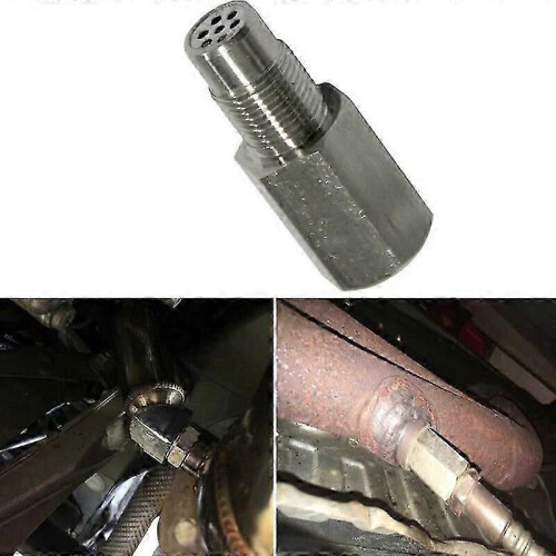 Suitable Oxygen O2 Sensor M18X1.5 Extender Spacer Adapter Bung Catalytic Converter CEL Eliminator Check 2