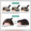 Hair Color Pen for Instant Gray Coverage, Black Root Touch Up Stick with Precise Application, 20ml 4