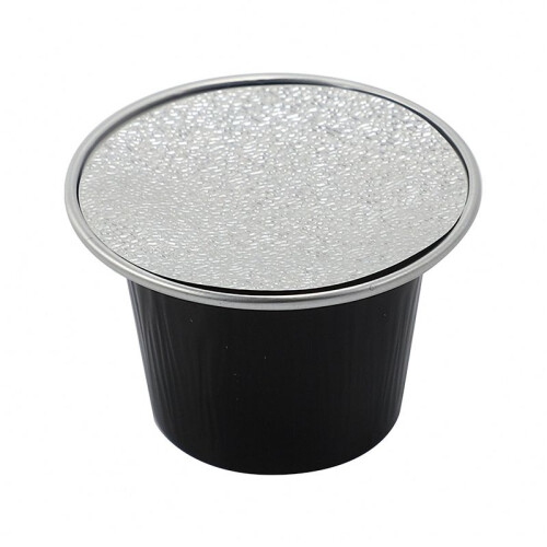 200 Sets Refillable Coffee Capsules Cup Disposable Coffee Capsules Packaging Cafe Supplies for  Black 1