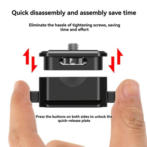 Gimbal Stabilizer Quick Release Plate Clamp Instant Camera Mounting Video General Tripod Fast  Kit 2