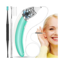 Ear Vacuum Ear Wax Vacuum Suction, Electric Ear Wax Sucker Removal Cleaner with 5 Level Suction Power, Ear Cleaning Kit Usb Rechargeable Includes Ear
