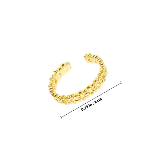 4St Metalen Dames Ring Set Verstelbaar Elegant 1