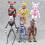6 τεμάχια FNAF Five Nights At Freddy's Λούτρινο Αρκουδάκι 6" Φιγούρα Δράσης Μοντ 2