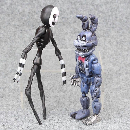6 τεμάχια FNAF Five Nights At Freddy's Λούτρινο Αρκουδάκι 6" Φιγούρα Δράσης Μοντ 2