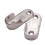 8X Oval Wardrobe Hanging Rail Rod End Bracket Support Silver Tone Pair 3