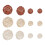 24Pcs Rattan Balls Decorative  Orbs Vase Fillers Table Decor, for Ceiling Orb Grapevine  Decorations 2