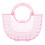 Schattige Roze Plastic Handtas Sieraden En DIY Opslag 6