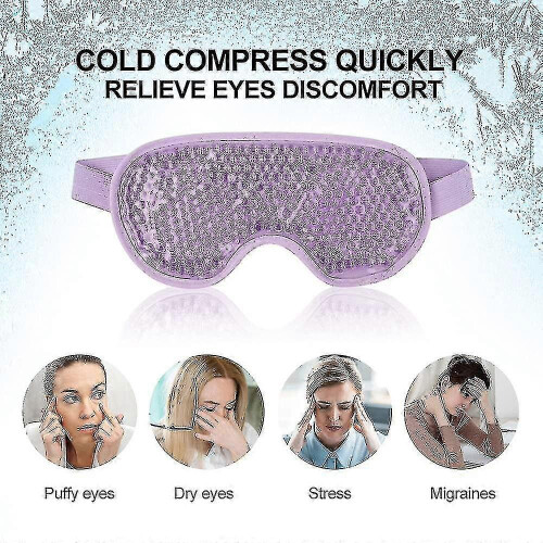Reusable Ice Eye Mask for Puffy Eyes, Cooling Relief 1
