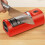 Electric Rechargeable Cutter Sharpener - Quick Polishing Multifunctional Kitchen Gadget Dark Green 4