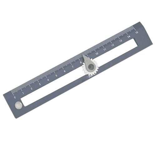 (Blue) 2-in-1 Math Compass Ruler for Students 8+ 1