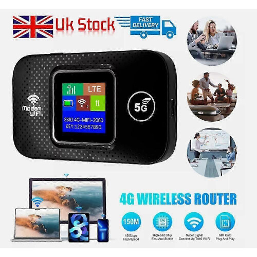 4g portable WIFI-M9S color screen-black-Eurasian version 1