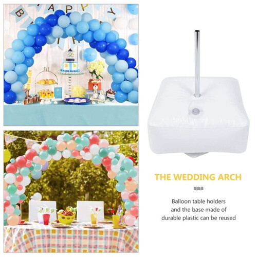 4X Balloon Arch Stands Water Injection Bag Bases Wedding Accessory 2