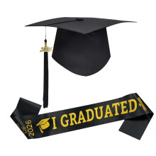 2/3Pcs Graduation Caps and Graduation Sash Brooch Congrats-2