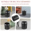 1Robuuste Zwarte Plastic Afvalcontainer Voor Woonruimte 4