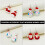 4Paren Kerst Oorbellen Dames Met Diverse Xmas Designs 4