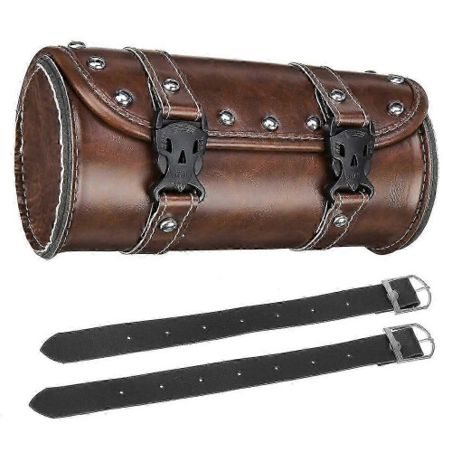 Applicable Motorcycle Tool Bag Fork Barrel Shape Handlebar Front Fork Bag Black Handlebar Front Fork 1