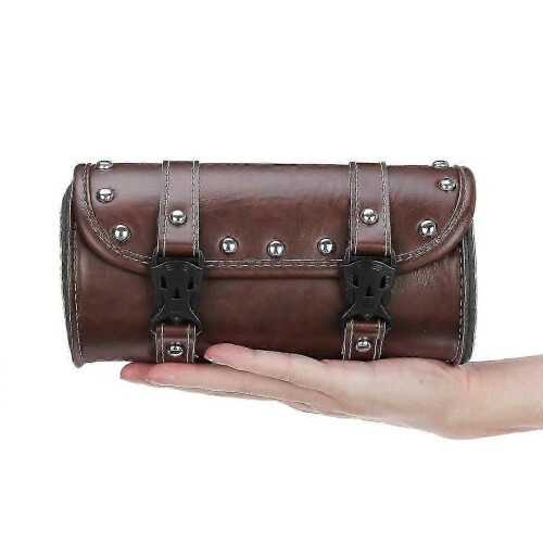 Applicable Motorcycle Tool Bag Fork Barrel Shape Handlebar Front Fork Bag Black Handlebar Front Fork 2