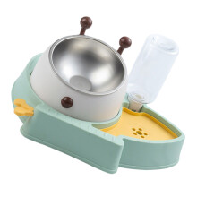 1X Slow Feeder Dubbele Voerbak Anti-Omval Huisdieraccessoire