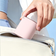 Portable Clip Fan Rechargeable Neck Waist Wearable 199 Speed Turbo Airflow Cooling Fan Pink