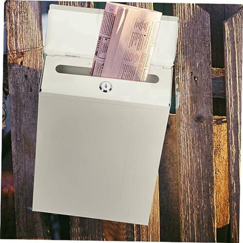 2X Mailbox Office Mailboxes Mail Boxes Outdoor Wall Mounted Mailbox Locking Mailbox Wall- Mounted Key Drop Box Mailboxes 1