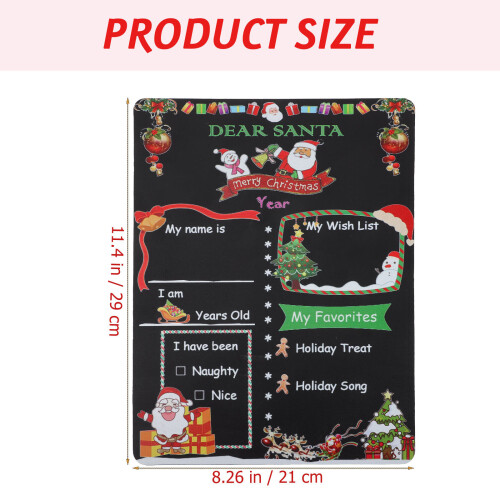 1X Sierlijk Kerstbord Met Aftelling En Stabiele Structuur 1