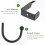 2St Ruimtebesparende Dubbele Deurhangers Voor Kleding Thuis 5