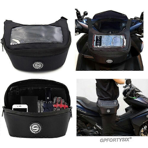 (SCB-2005)Applicable Universal Motorcycle Front Windshield Bag Handlebar Fork Storage bag motocross 1