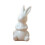 (2) Modern Pure White Ceramic Rabbit Figurine Home Decoration China Gift 4