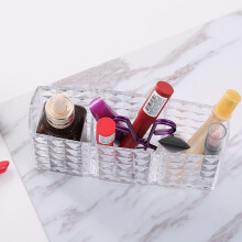 1Penbekers Voor Transparante Make-Up Organizer Met 3 Vakken