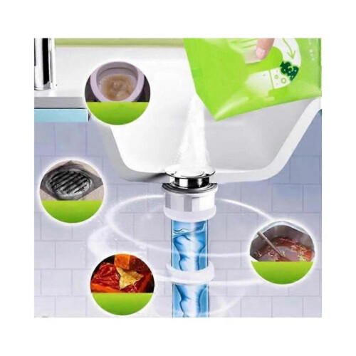 (3pcs) (3pcs) Powerful Pipeline Dredging Powder,Drain Clog Remover,Multi-Purpose Pipe Cleaner 1