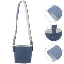 1 PU Leren Coffee Holder Met Handvat, Draagbaar En Waterdicht