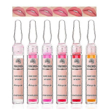 6PCS Color Changing Lip Oil, Moisturizing Clear Lip Gloss Set, Non-Sticky High Shiny Lip Glow Oil, Long Lasting Hydrating Lip Oil