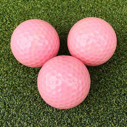 (Black) Double Layer Colorful Golf Gift Balls Portable Durable Mini for Playing 1