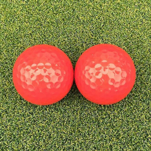 (Light Purple) Double Layer Colorful Golf Gift Balls Portable Durable Mini for Playing 1