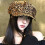 Fashionable Beret Hat With Double Style Design-Leopard print OS 10