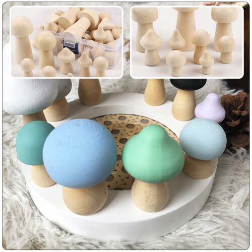 DIY Paddenstoelen Speelgoed Met Glad Oppervlak 2