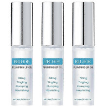 Plumping Lip Oil Moisturizing Plumper Cosmetic for Fuller Lips 3PCS