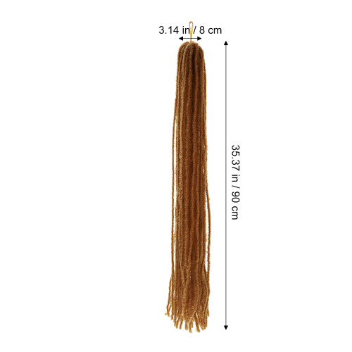 1Lange Dreadlock Extensions Synthetisch Look Haarstuk 1