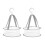 2St Makeup Spons Droogrek Mesh Net Wit Voor Kwasten 1