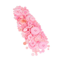 1Set Praktische Roze Knopen Van Hars Voor DIY Naaibenodigdheden