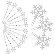 18St Duurzame Sneeuwvlok Haarclip Set Voor Bruiloft En Thuiskappers