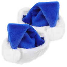 2St Stoffen Santa Hats Kerstmutsen Comfortabel Voor