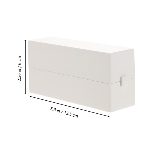 30Gaten Nail Grinding Head Box Praktisch Wit Plastic Opslag 1